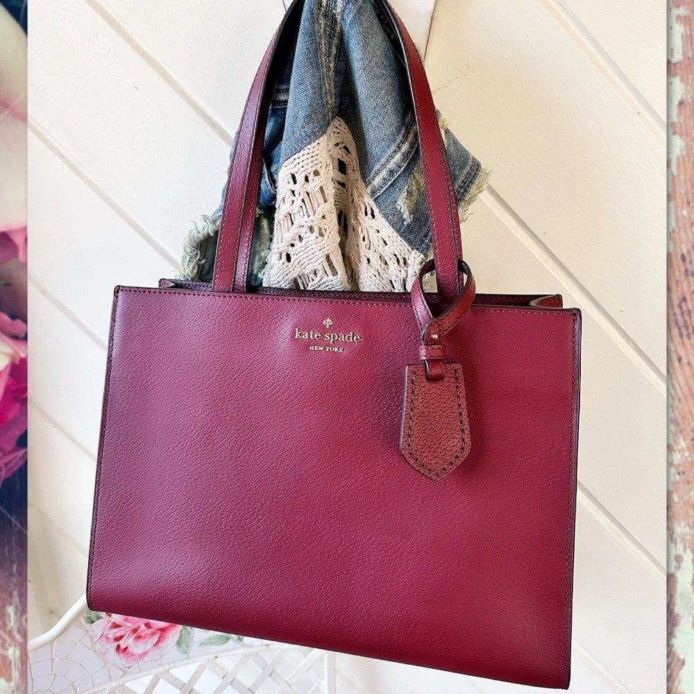 KATE SPADE THOMPSON STREET LARGE SAM HANDBAG in SIENNA